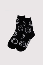 Baggu - Crew Sock, Black Happy