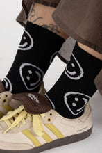 Baggu - Crew Sock, Black Happy