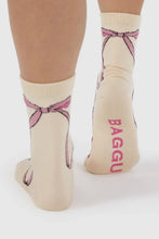 Baggu - Crew Sock, Pink Bow