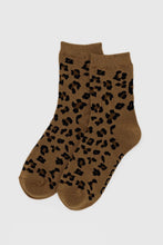 Baggu - Crew Sock, Dark Leopard