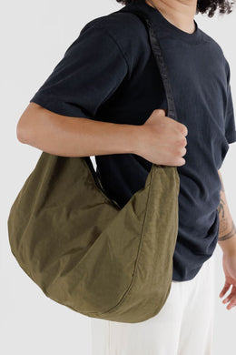 Baggu - Large Nylon Crescent Bag, Seaweed