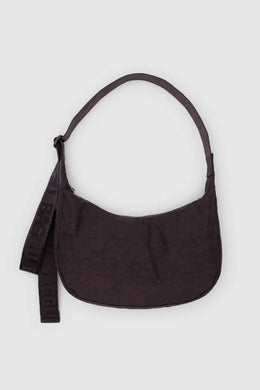 Baggu - Medium Nylon Crescent Bag, Chocolate Plum