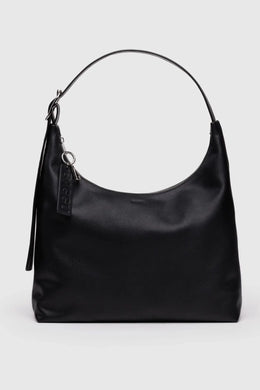 Baggu - Recycled Leather Shoulder Bag, Black