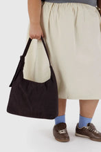 Baggu - Nylon Shoulder Bag, Chocolate Plum