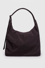 Baggu - Nylon Shoulder Bag, Chocolate Plum