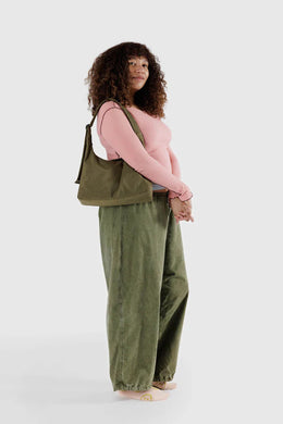 Baggu - Nylon Shoulder Bag, Seaweed