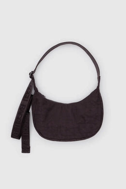 Baggu - Small Nylon Crescent Bag, Chocolate Plum