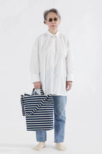 Baggu - Zip Duck Bag, Navy Stripe