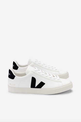 Veja - Campo Chromefree Leather Sneaker, Extra White Black