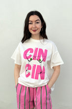 By Frankie - Cin Cin T Shirt Set, Pink/Green Stripe