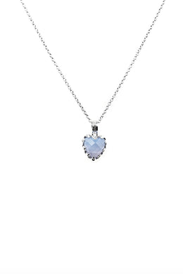 Stolen Girlfriends Club Jewellery - Love Claw Necklace, Sterling Silver/Blue Lace Agate