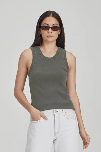 Commoners - Fitted Rib Tank, Vintage Fog