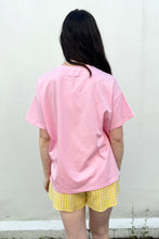 By Frankie - Cowboy Boot T Shirt Set, Pink/Yellow Gingham