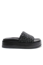 La Tribe - Knotted Platform Slide, Black