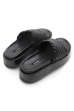 La Tribe - Knotted Platform Slide, Black