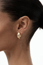 Nina Gordon - Sense Medium Hoops, Gold