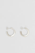 Nina Gordon - Sense Medium Hoops, Silver