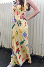 By Frankie - Tomato and Pasta Maxi Dress, Yellow