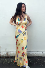 By Frankie - Tomato and Pasta Maxi Dress, Yellow