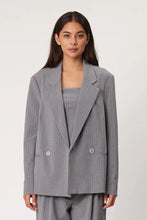 Remain - Emmerson Blazer, Smoke Pinstripe