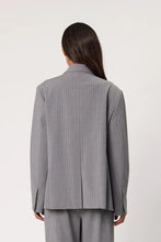 Remain - Emmerson Blazer, Smoke Pinstripe