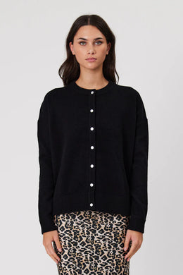 Remain - Tali Cardigan, Black