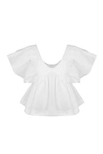 Ruby - Noni Ruffle Top, White