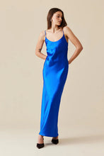 Ruby - Logan Satin Slip, Sapphire