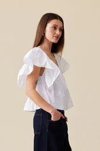 Ruby - Noni Ruffle Top, White