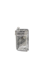 Saben - Winona Card Holder, Silver Crinkle