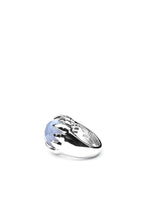 Stolen Girlfriends Club Jewellery - Claw Ring, Blue Lace Agate/ Silver