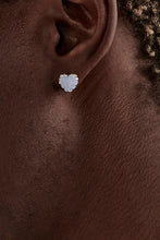 Stolen Girlfriends Club Jewellery - Love Claw Earrings, Blue Lace Agate/ Silver