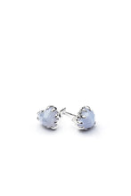 Stolen Girlfriends Club Jewellery - Love Claw Earrings, Blue Lace Agate/ Silver