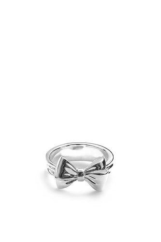 Stolen Girlfriends Club Jewellery - Twin Bow Ring, Sterling Silver