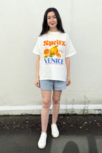 By Frankie - Aperol Spritz T Shirt Set, White/Blue Gingham