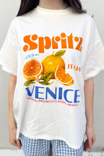 By Frankie - Aperol Spritz T Shirt Set, White/Blue Gingham