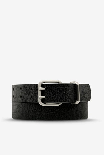 Status Anxiety - Barely Moving Belt, Black / Silver