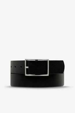 Status Anxiety - Getting Real Belt, Black / Silver