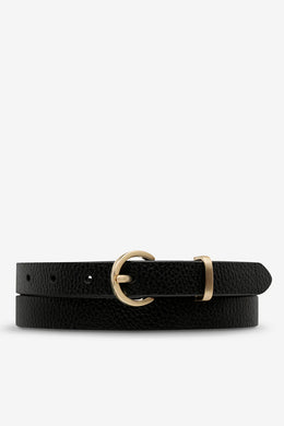 Status Anxiety - Happens All The Time Belt, Black / Gold