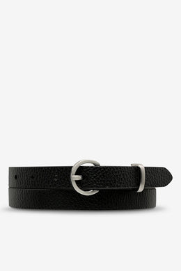 Status Anxiety - Happens All The Time Belt, Black / Silver