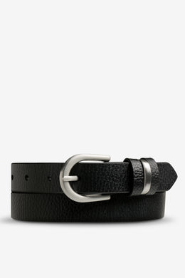 Status Anxiety - Over and Over Belt, Black / Silver