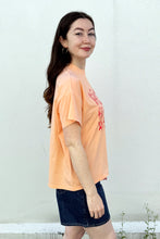 By Frankie - The Med T Shirt, Peach/Red