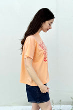 By Frankie - The Med T Shirt, Peach/Red