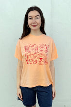 By Frankie - The Med T Shirt, Peach/Red