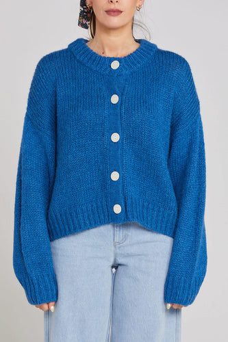 Thing Thing - Cleo Cardigan, Cobalt