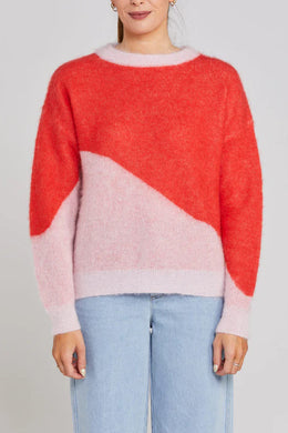 Thing Thing - Split Jumper, Pinky Tomato