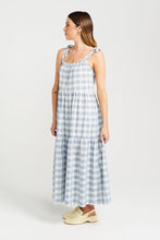 Thing Thing - Tie Up Ziggy Dress, Marine Check