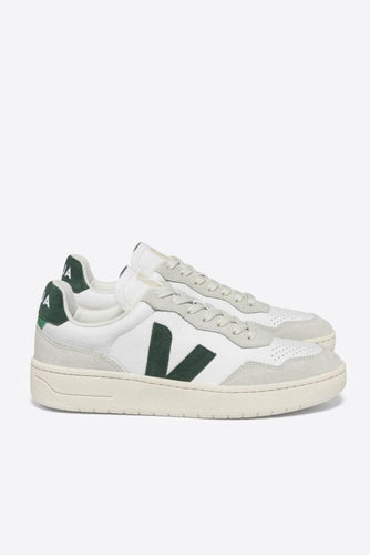 Veja - V 90 O.T Leather Sneaker, Extra White / Cyprus