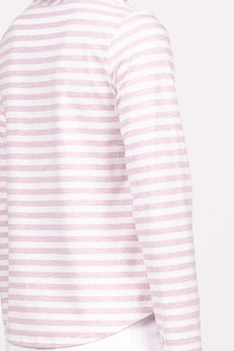 Wilson Trollope - Emilia Top L/S, Violet Marle Stripe