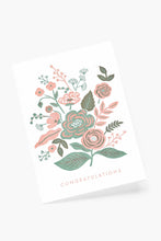 Rifle Paper Co - Greeting Card, Letterpress Garden Congratulations